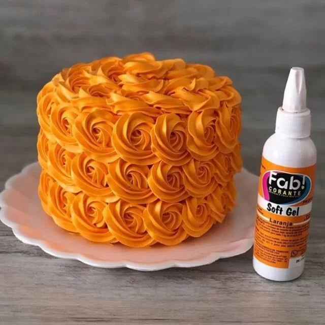 Colorante Fab Soft Gel 25g - Naranja