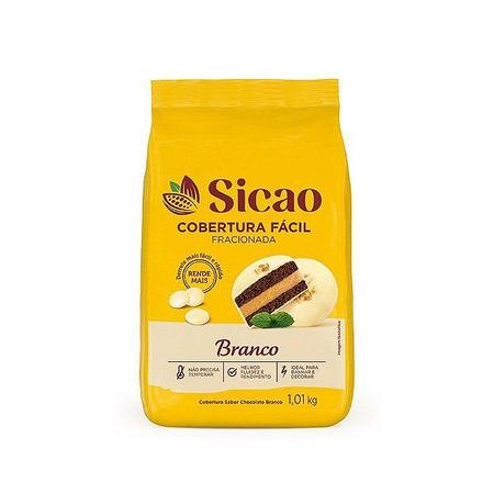 Chocolate Cobertura Sicao - Blanco 1kg