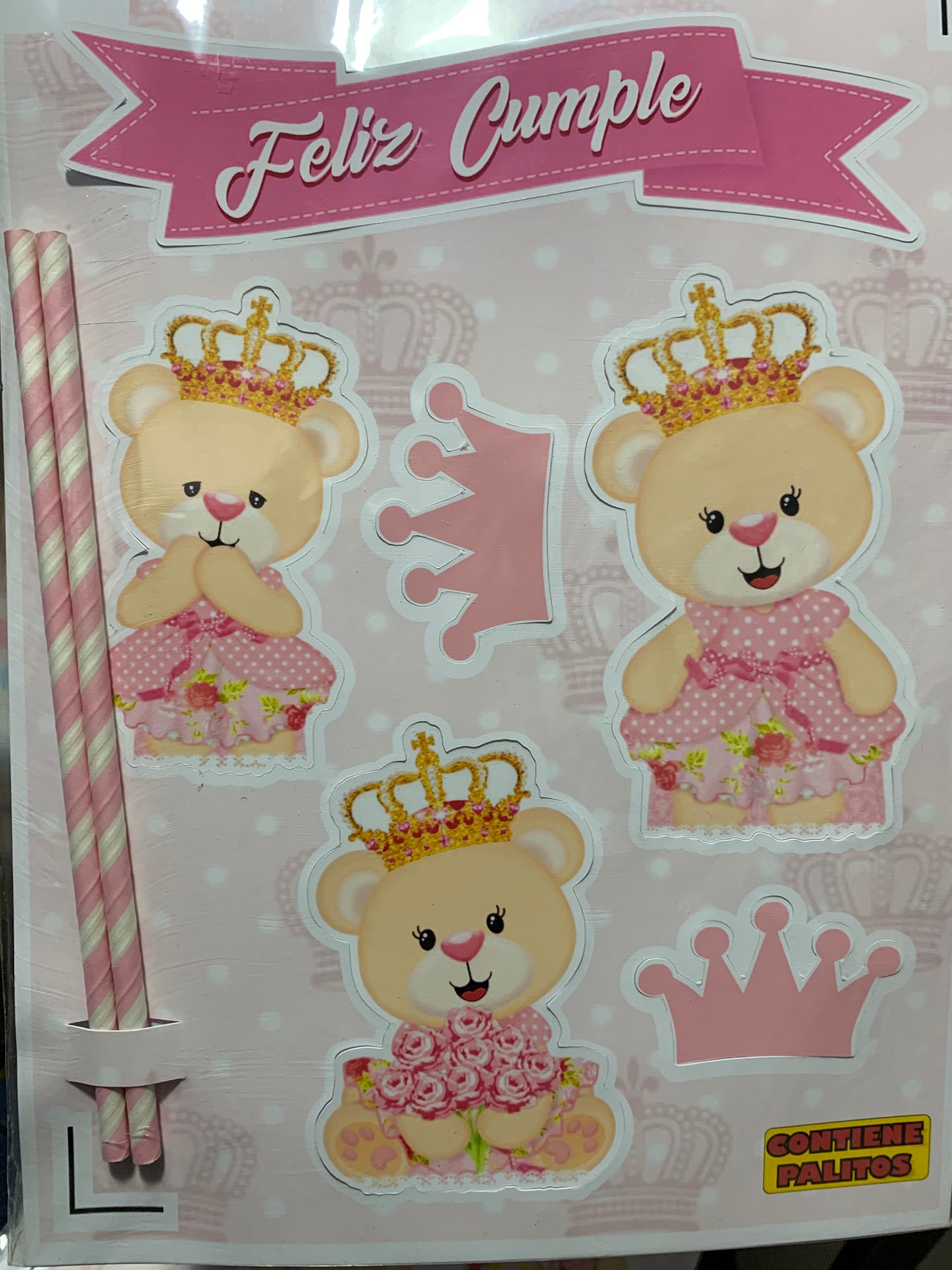 Toppers Torta - Osita Reina