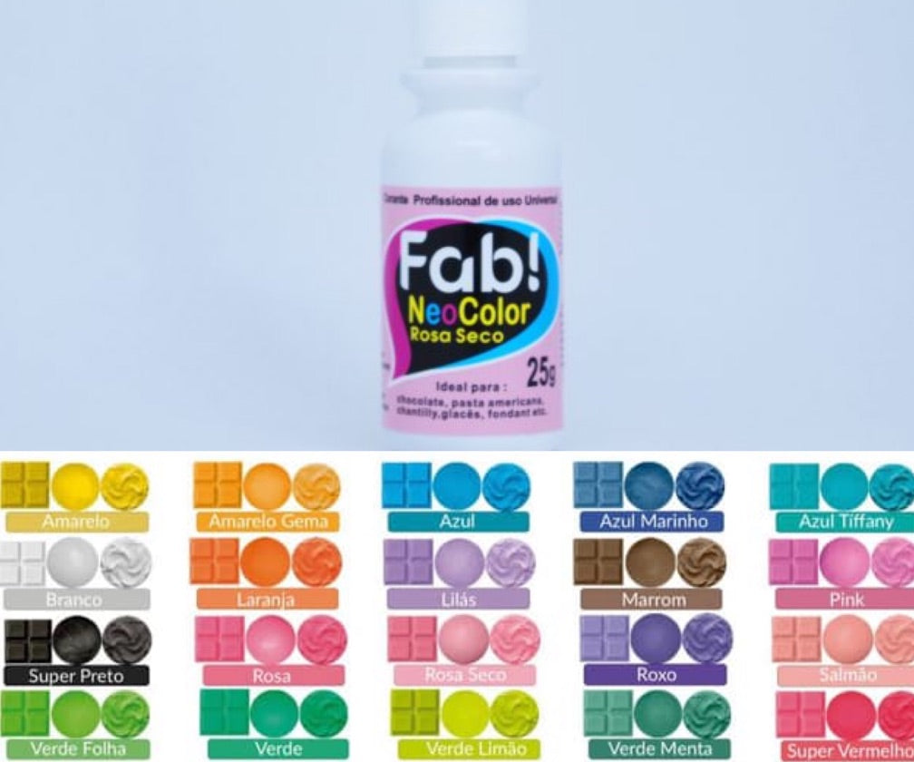 Colorante en gel Neocolor Fab Liposoluble para chocolate 25g - Rosa Seco