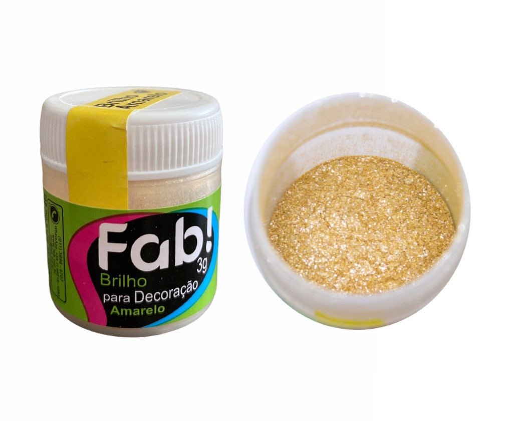 Brillo para decoración Fab 3g - Amarillo