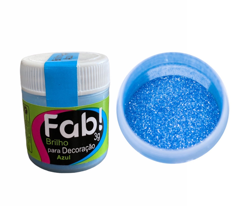 Brillo para decoración 3g - Azul