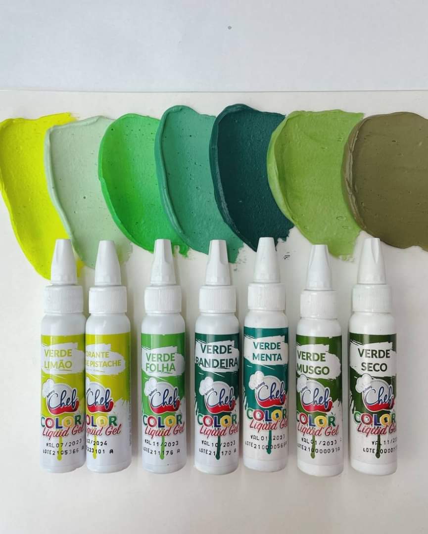 Colorante Liquid Gel Iceberg Chef 25g - Verde Pistacho