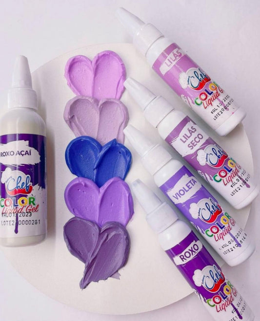 Colorante Liquid Gel Iceberg Chef 25g - Violeta Açaí