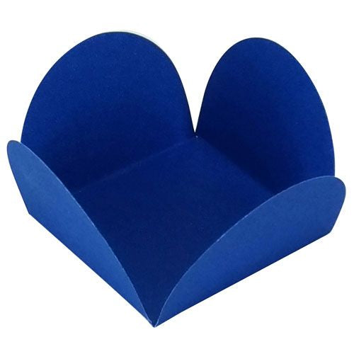 Pirotines Pétalos Lisos - Azul Oscuro