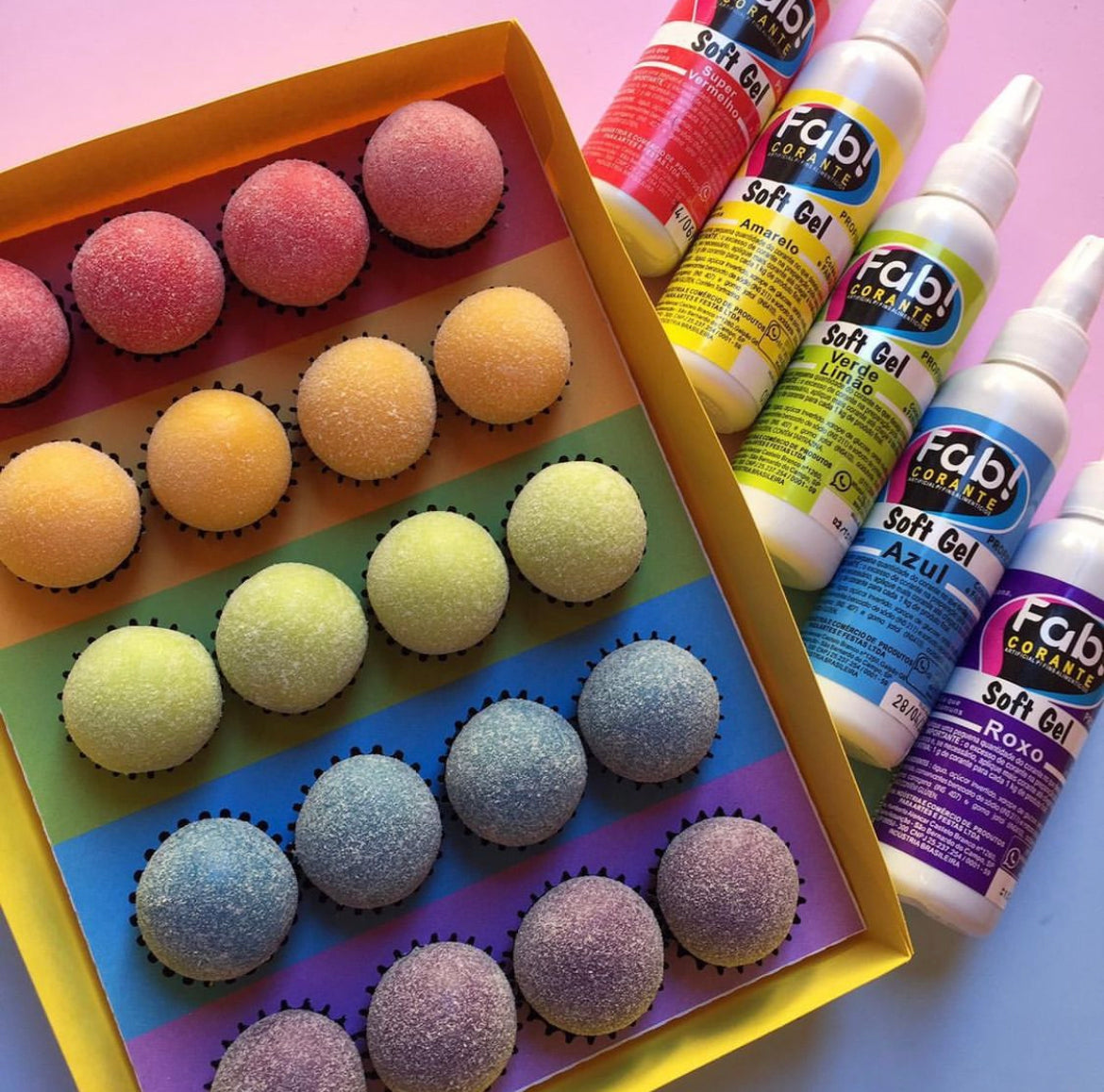 Colorante Fab Soft Gel 25g - Verde Limón