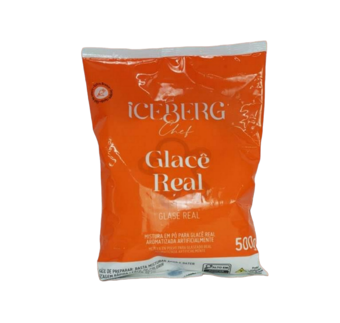 Polvo para Glasé Real Iceberg Chef 500g