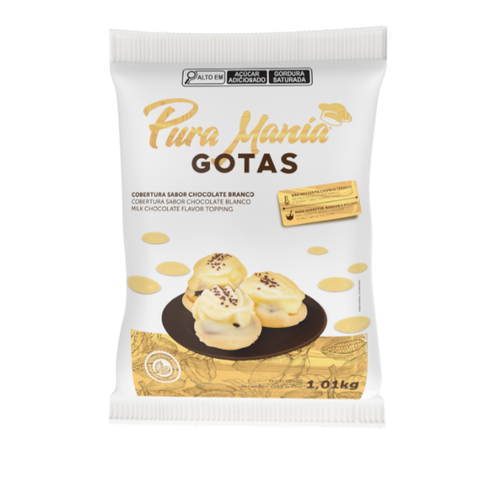 Chocolate Cobertura Pura Manía Blanco 1kg