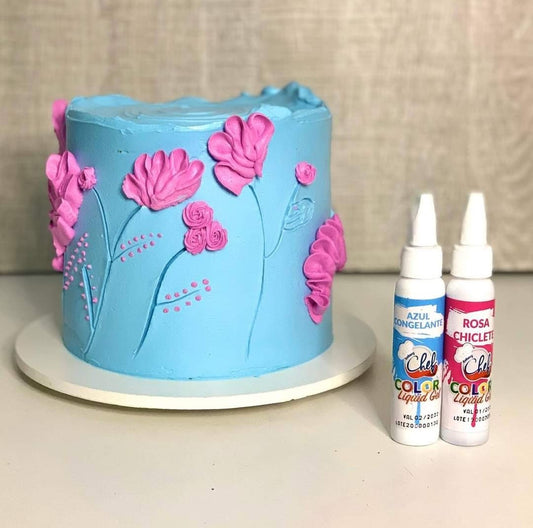 Colorante Liquid Gel Iceberg Chef 25g - Azul Congelante