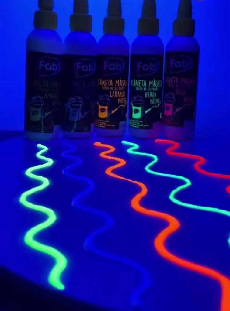 Lápiz Mágico Fab. Marcador Comestible 60g - Azul Neón