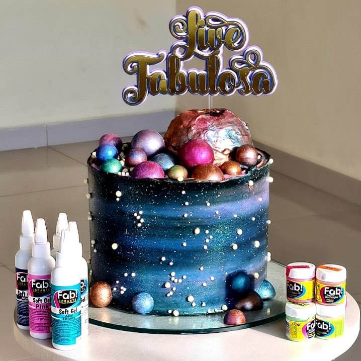 Colorante Fab Soft Gel 25g - Azul Marino