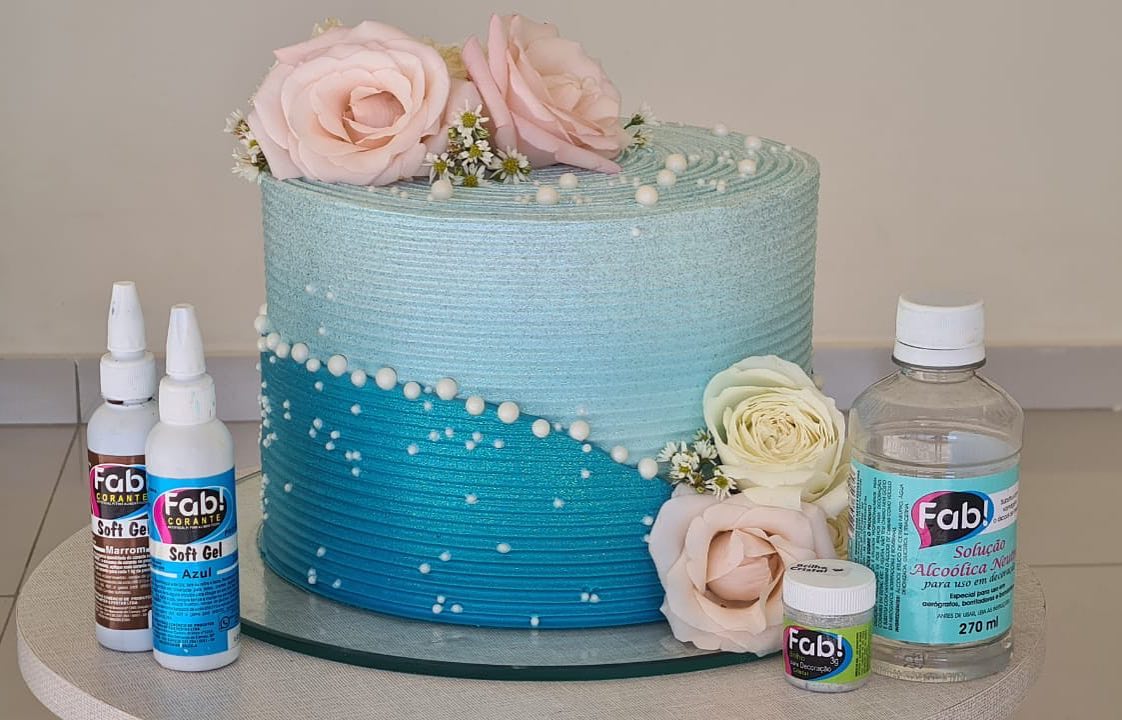 Colorante Fab Soft Gel 25g - Azul
