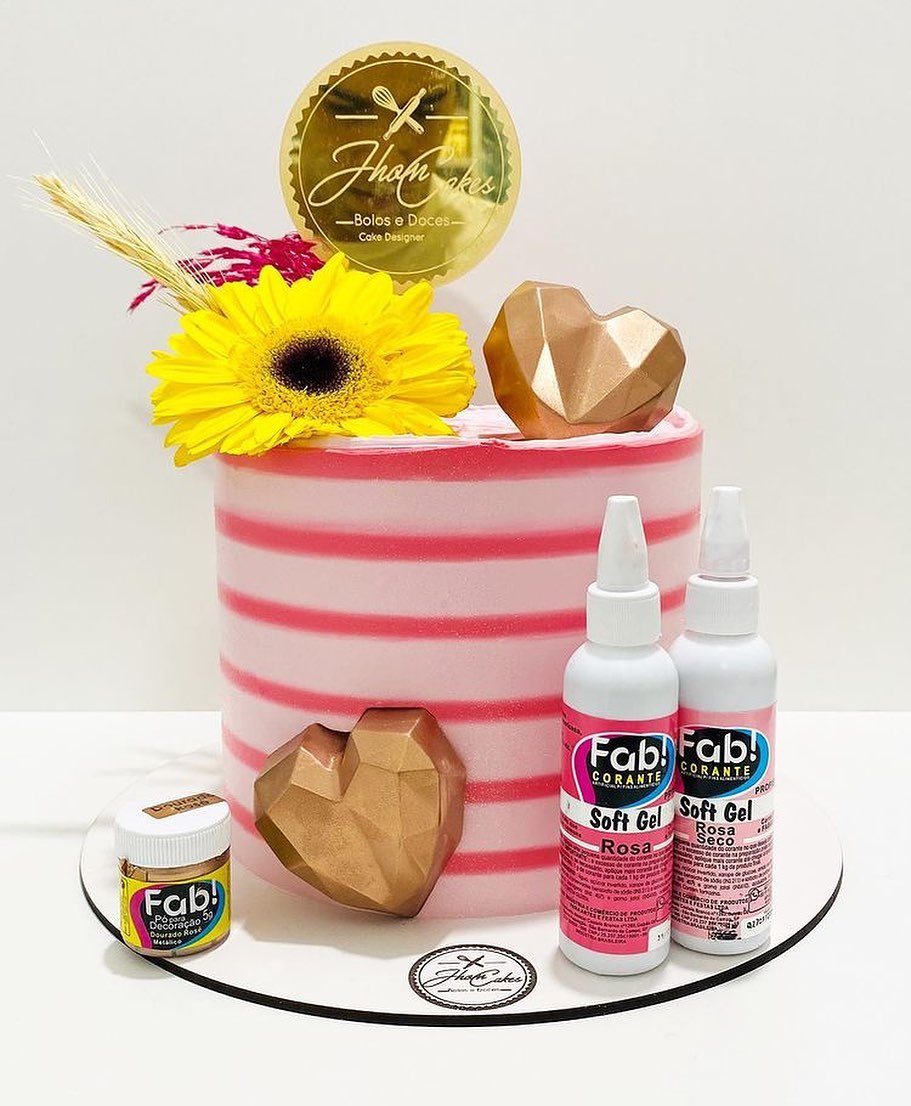 Colorante Fab Soft Gel 25g - Rosa Seco