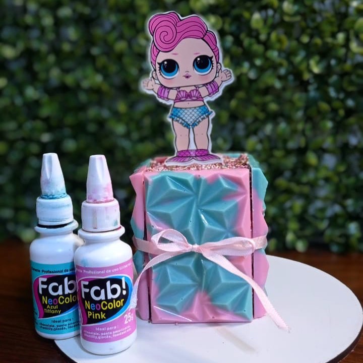 Colorante en Gel Neocolor Fab Liposoluble para chocolate 25g - Azul Tiffany