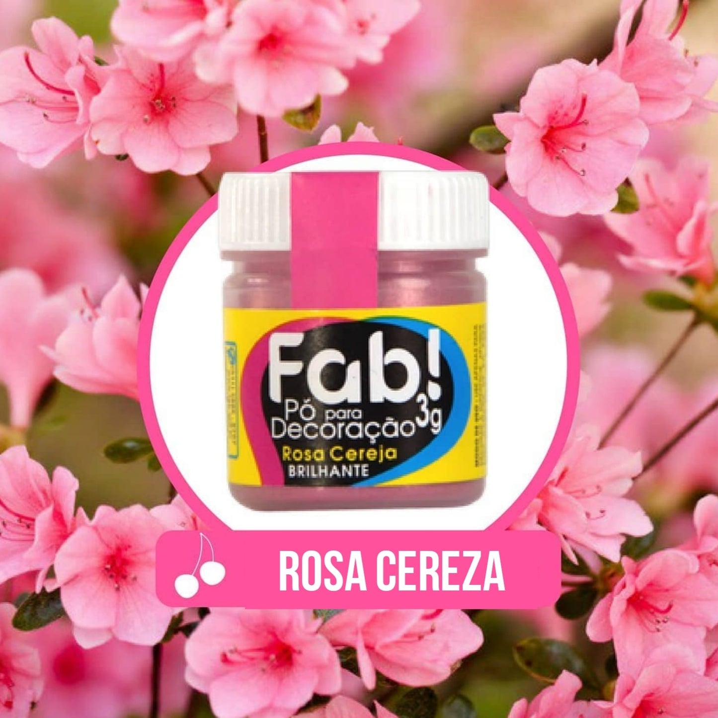 Polvo Matizador Fab 3g - Rosa Cereza