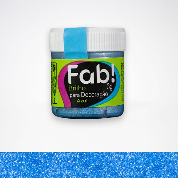 Brillo para decoración 3g - Azul