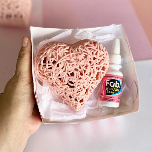 Colorante en gel Neocolor Fab Liposoluble para chocolate 25g - Rosa