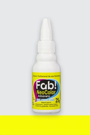 Colorante en gel Neocolor Fab Liposoluble para chocolate 25g - Amarillo