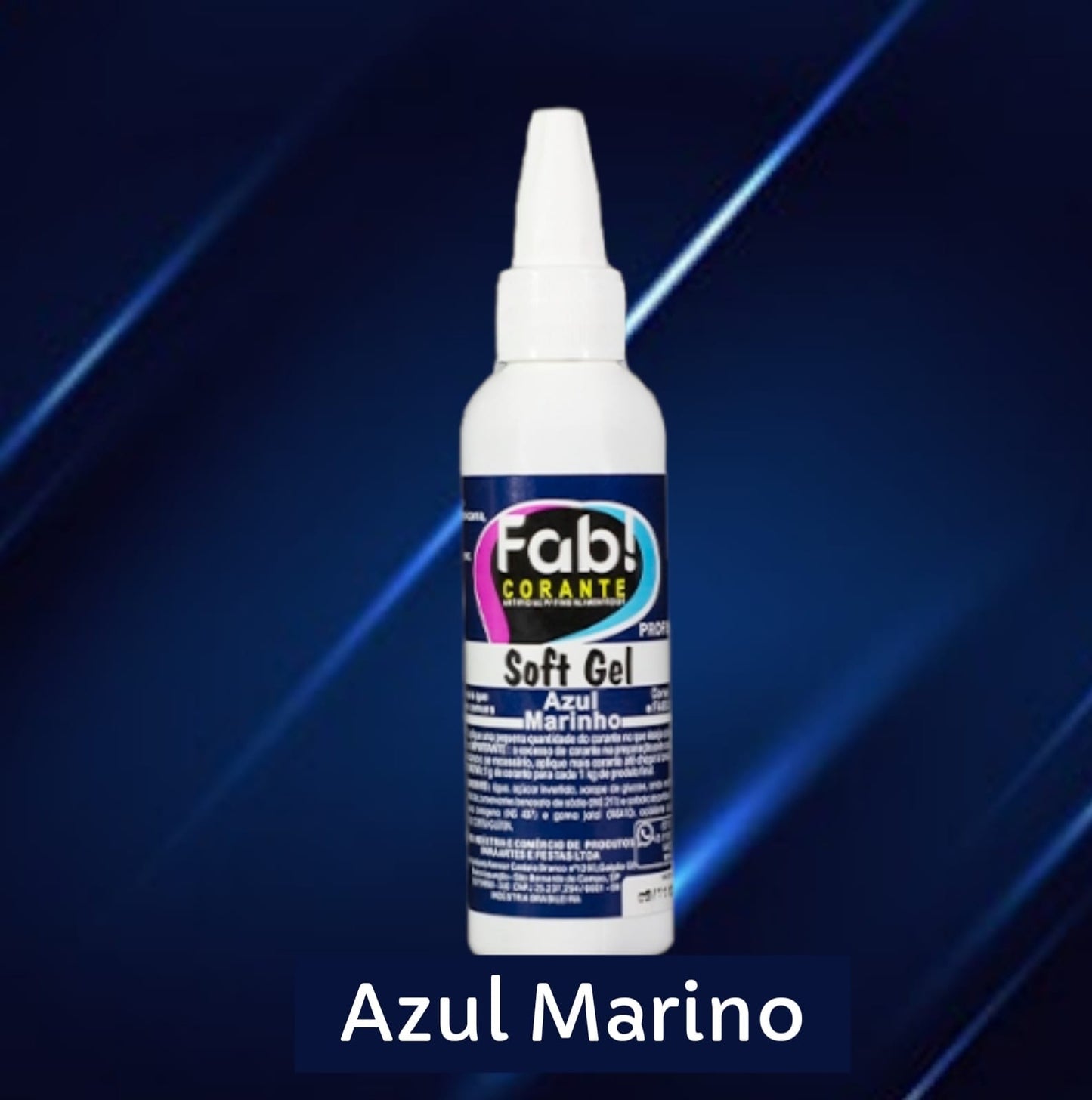 Colorante Fab Soft Gel 25g - Azul Marino