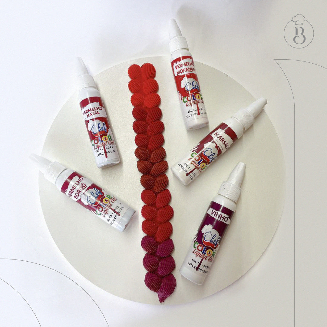 Colorante Liquid Gel Iceberg Chef 25g - Rojo Navidad