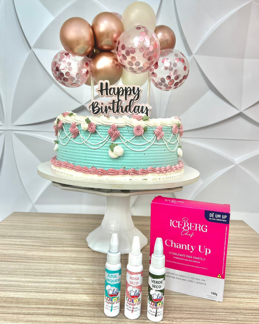 Colorante Liquid Gel Iceberg Chef 25g - Azul Turquesa