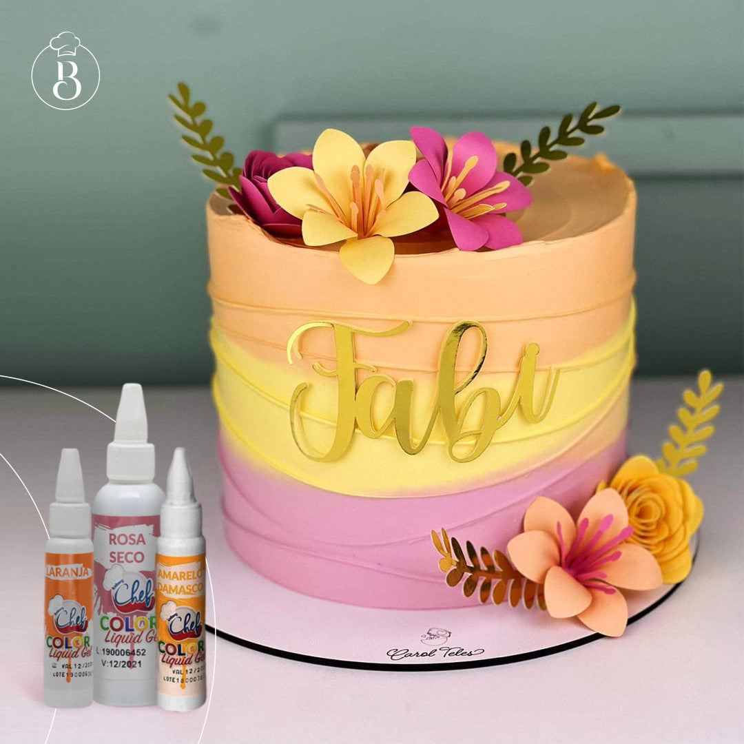 Colorante Liquid Gel Iceberg Chef 25g - Rosa Seco