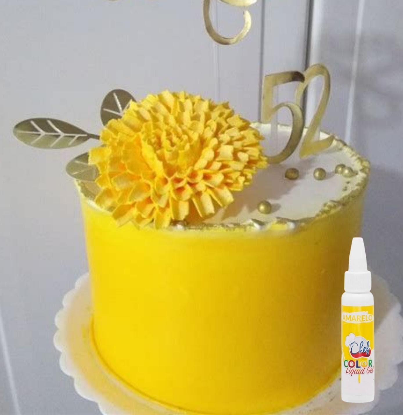 Colorante Liquid Gel Iceberg Chef 25g - Amarillo