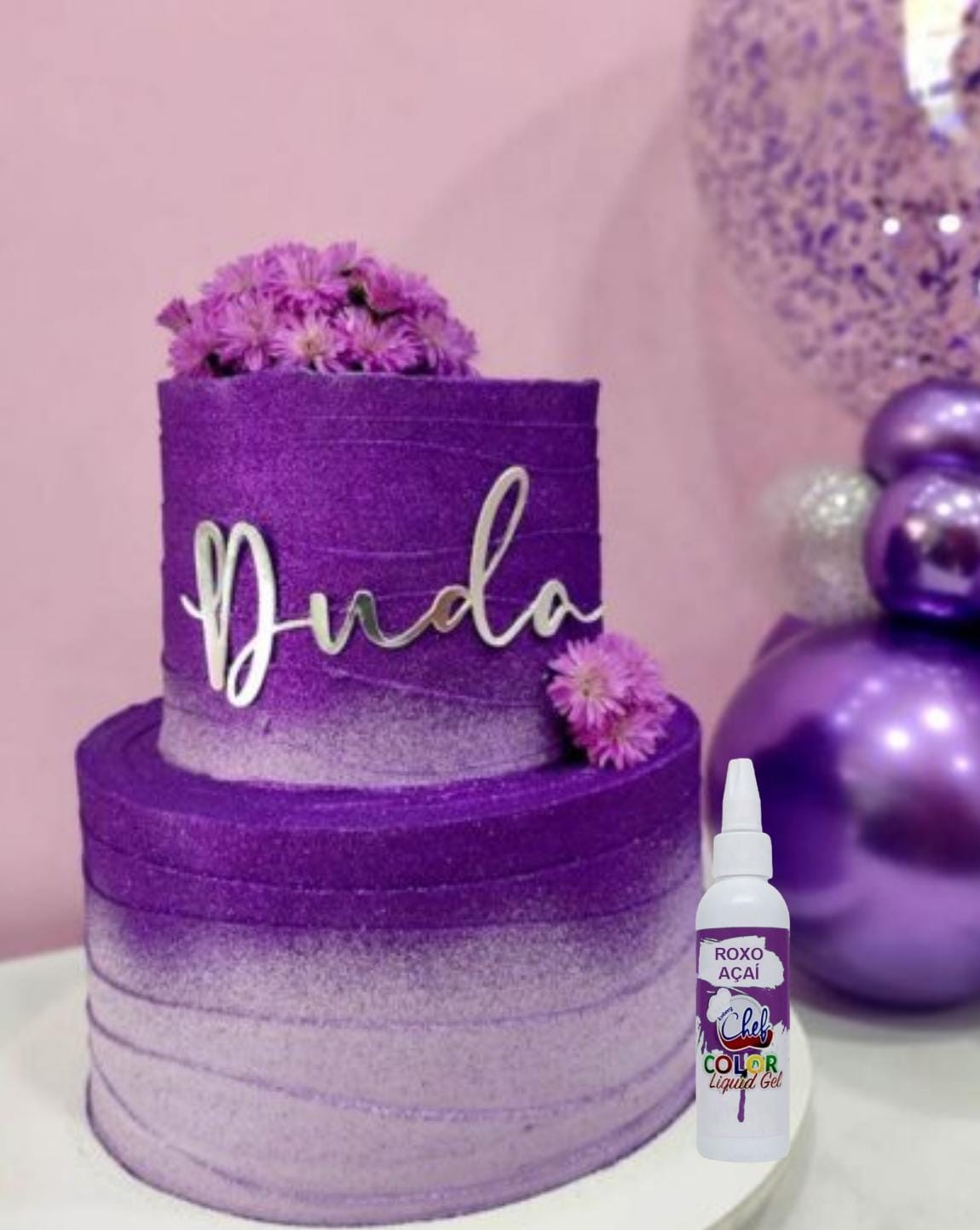 Colorante Liquid Gel Iceberg Chef 25g - Violeta Açaí