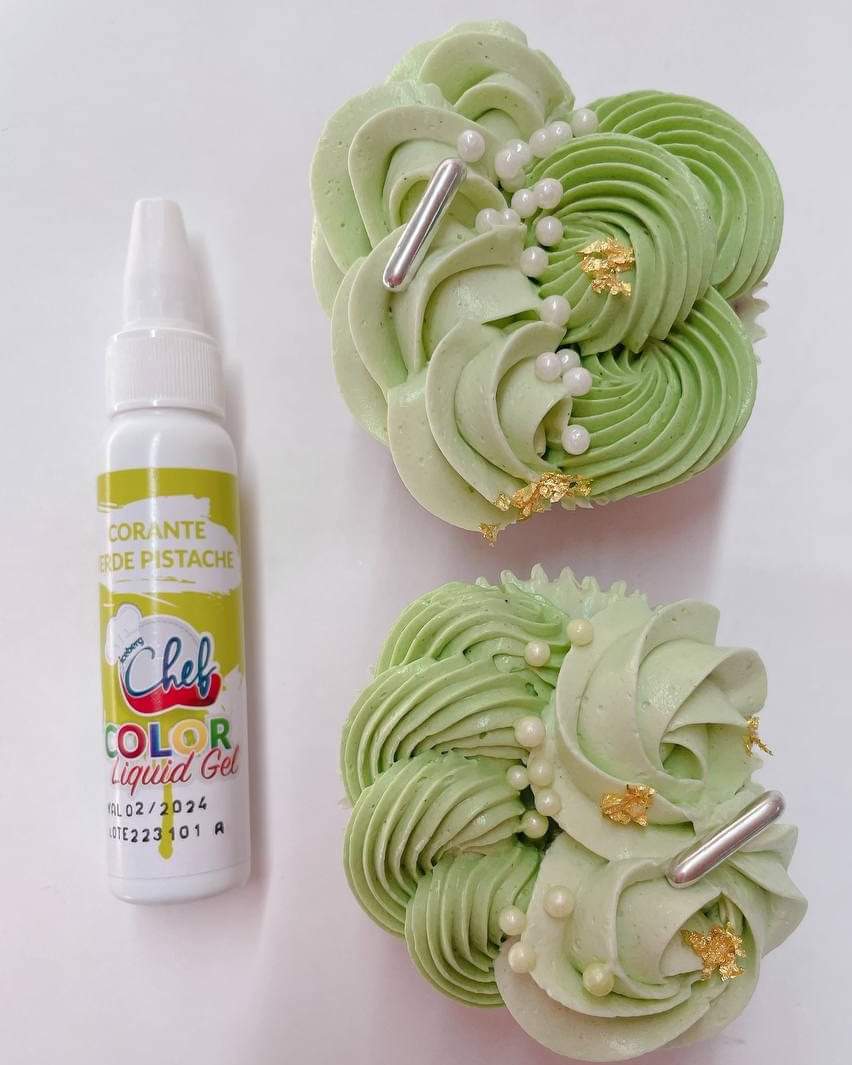 Colorante Liquid Gel Iceberg Chef 25g - Verde Pistacho