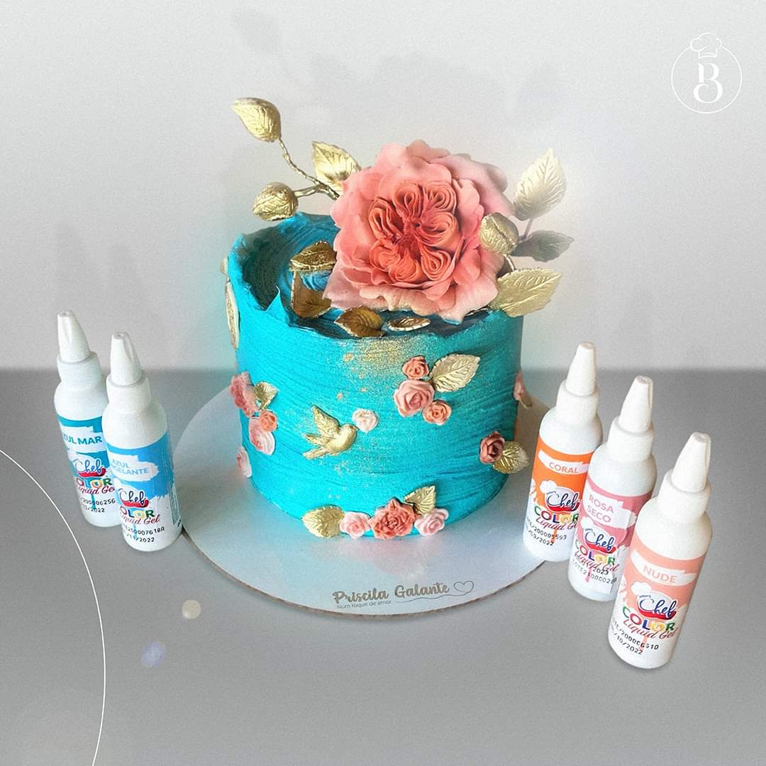 Colorante Liquid Gel Iceberg Chef 25g - Rosa Seco
