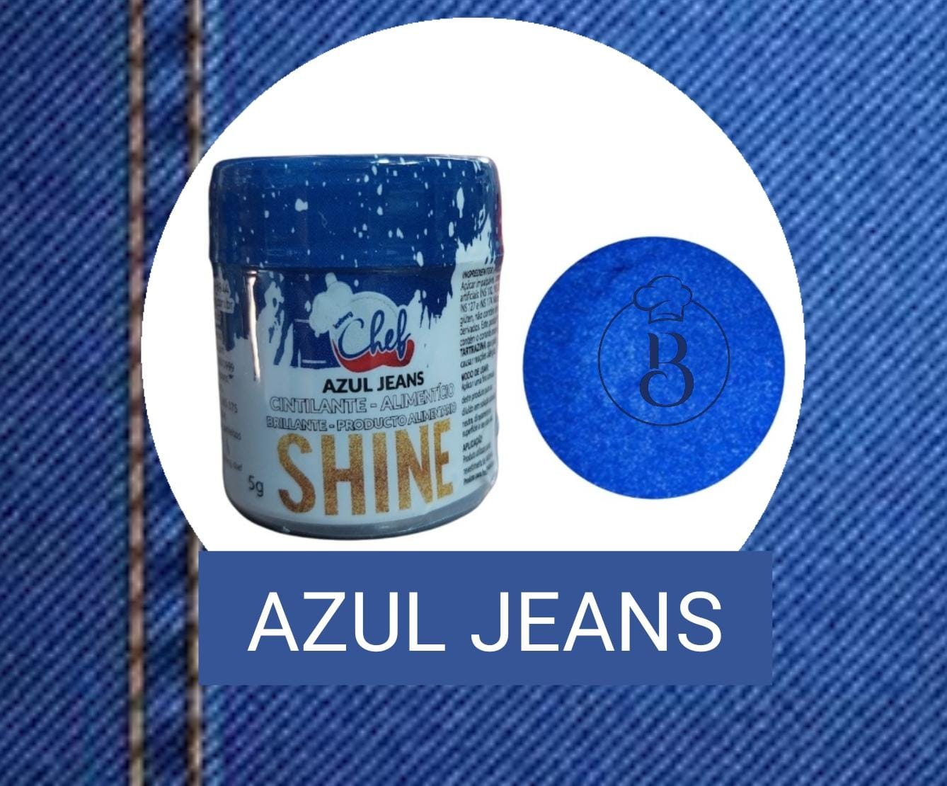 Polvo matizador Iceberg Chef Shine 5g - Azul Jeans