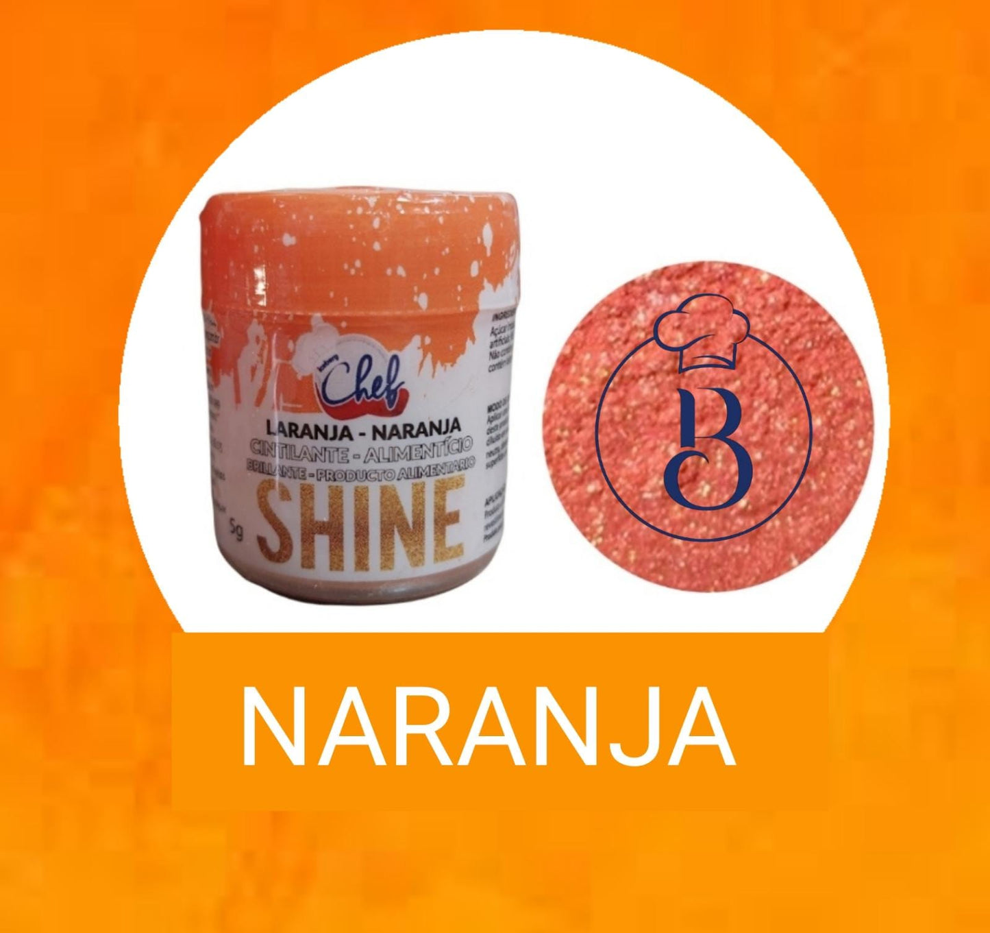 Polvo matizador Iceberg Chef Shine 5g - Naranja