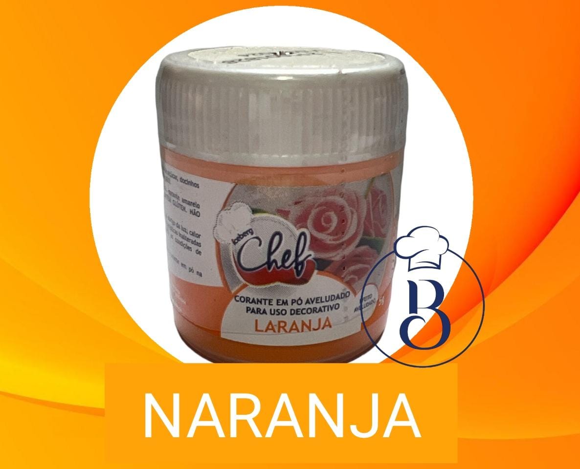 Polvo Matizador Iceberg Chef - Naranja 5g