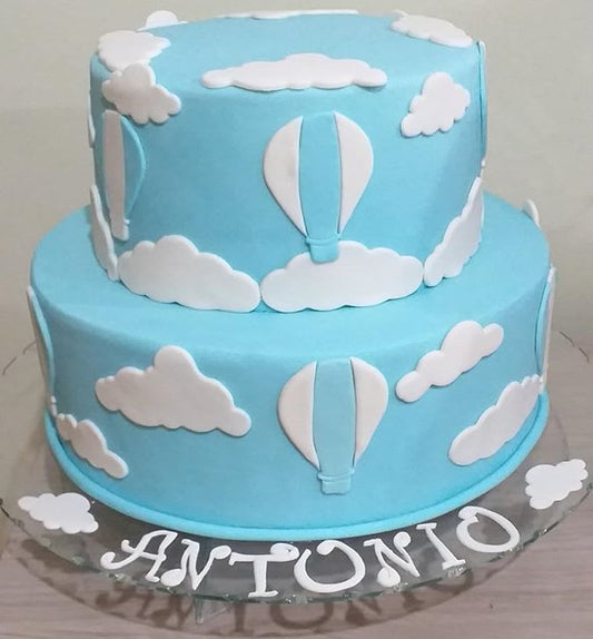 Pasta Americana AZUL BEBÉ 500g