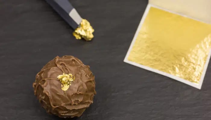 Hojas Metalizadas Comestibles - ORO