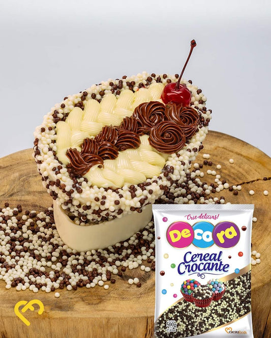 Cereales Crocantes Mini - 500g Negro y Blanco