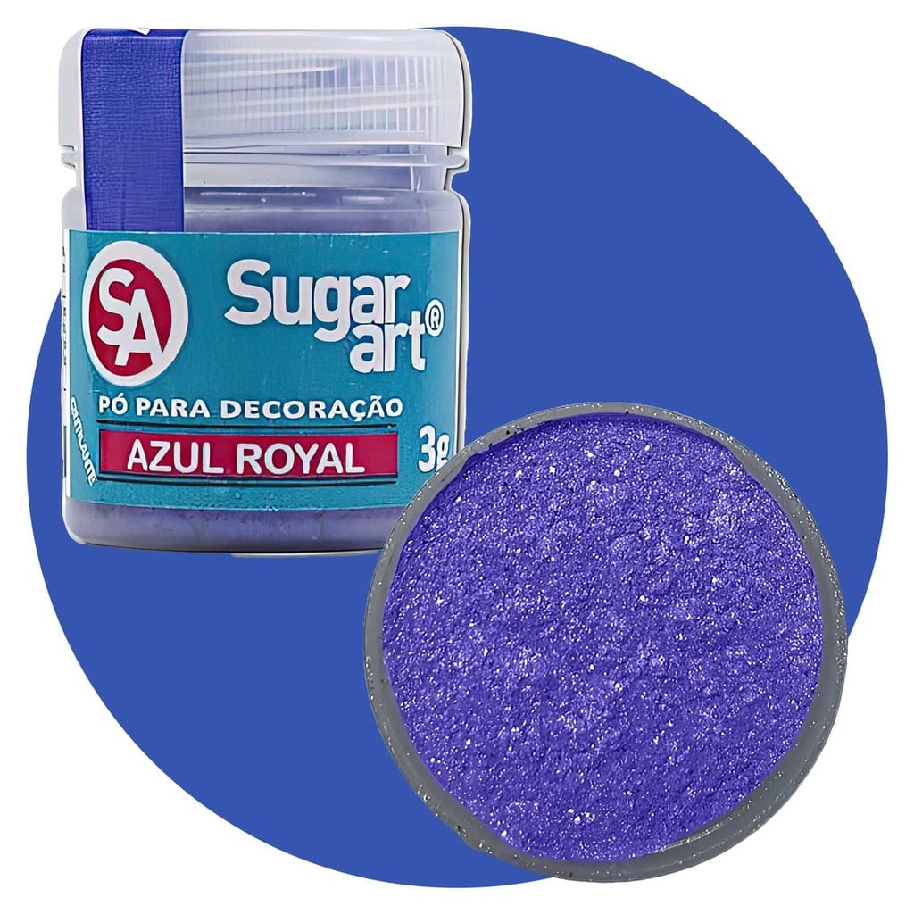 Polvo Matizador Sugar Art 3g - Azul Royal