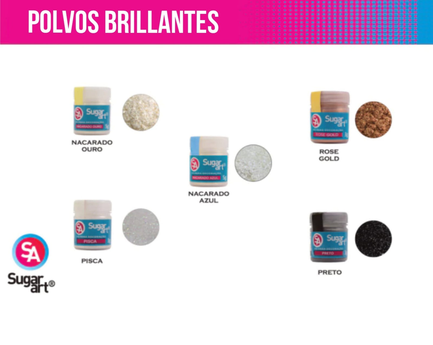 Polvo Matizador Sugar Art 3g - Rojo Intenso