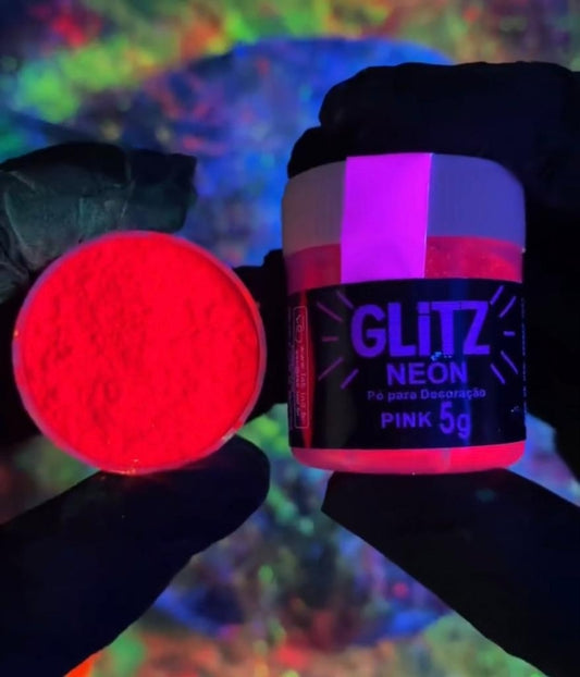 Polvo Fab Glitz PINK NEÓN 5g