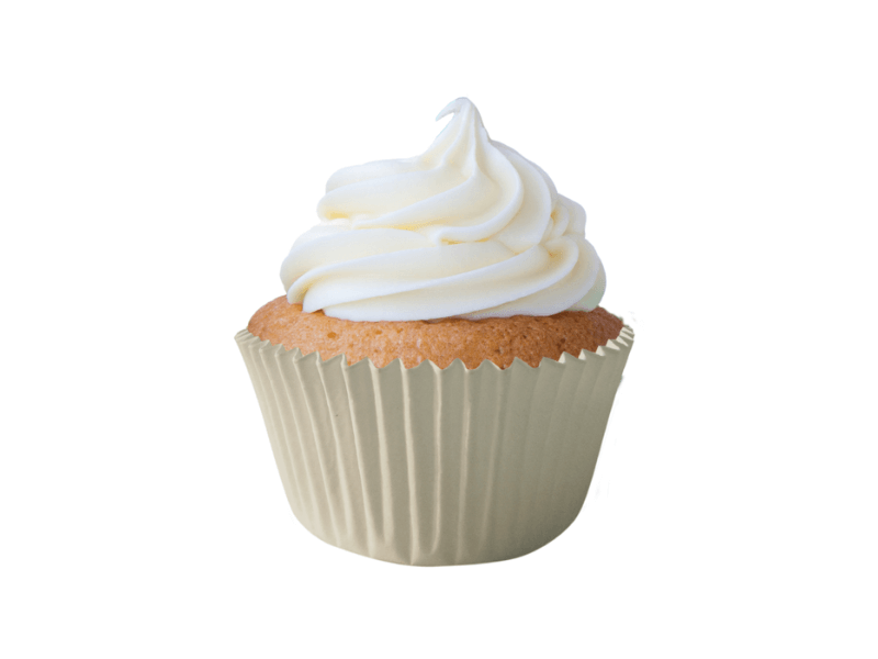 Pirotines Cupcakes 100un. - Blanco