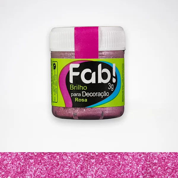Brillo para decoración Fab 3g - Rosa