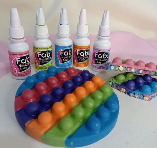 Colorante en Gel Neocolor Fab Liposoluble para chocolate 25g - Verde Limón