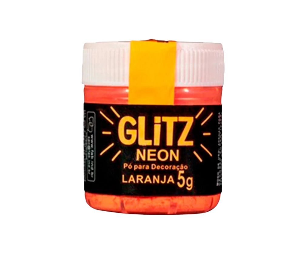 Polvo Fab Glitz 5g - Naranja Neón