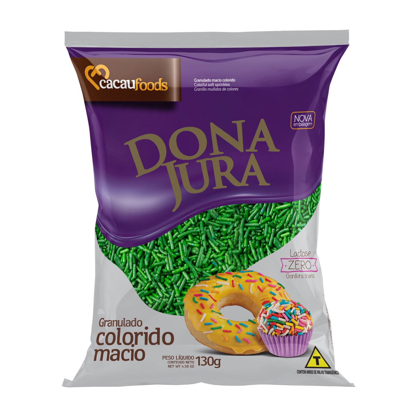 Chocolate Granulado Blando VERDE 130g