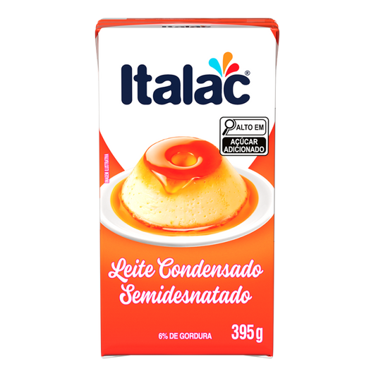 Leche condensada 395g Semidescremada Piracanjuba