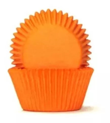Pirotines Cupcakes 100un. - Naranja