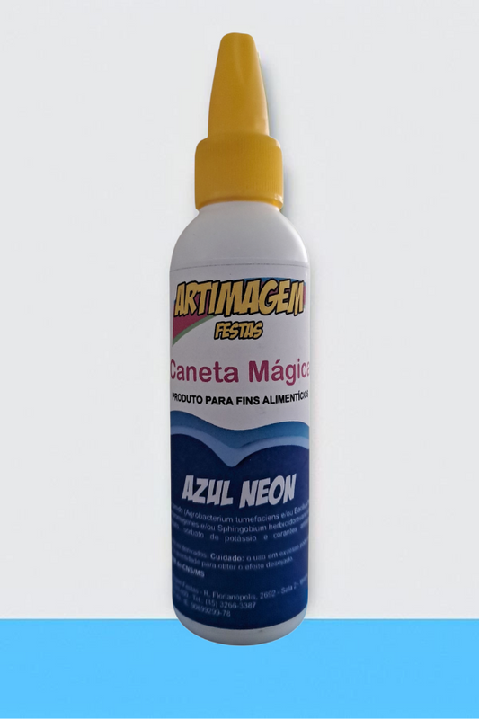 Lápiz Mágico Fab. Marcador Comestible 60g - Azul Neón