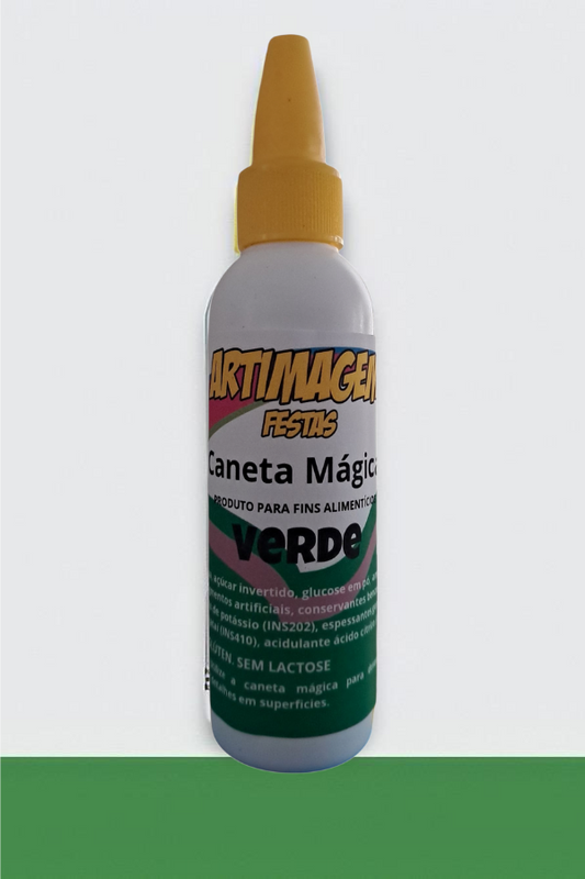 Lápiz Mágico Fab. Marcador Comestible 60g - Verde