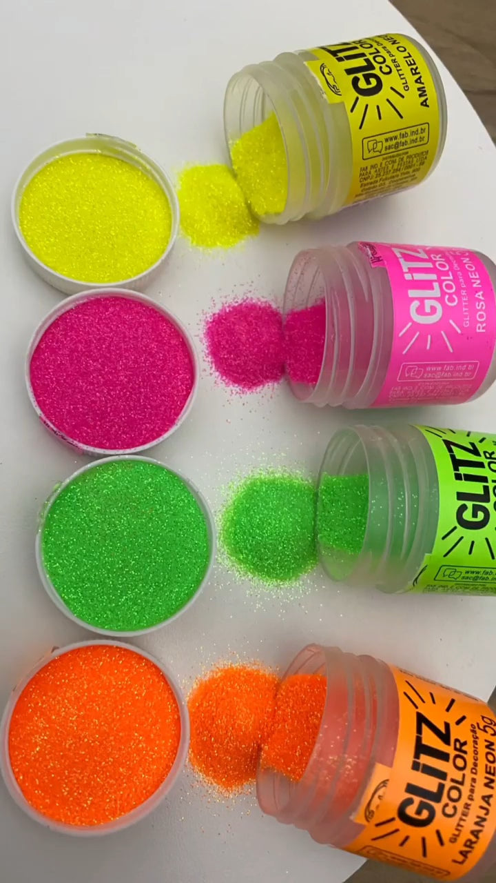 Glitter Brillantina Fab 5g - Verde Neón