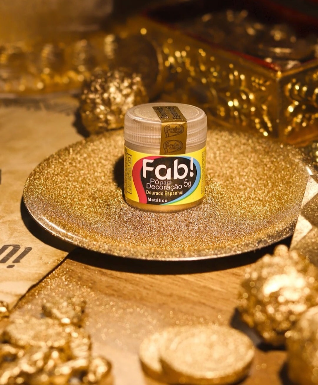 Polvo Matizador Fab 5g - Dorado Español